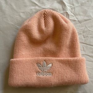 Pink Adidas beanie